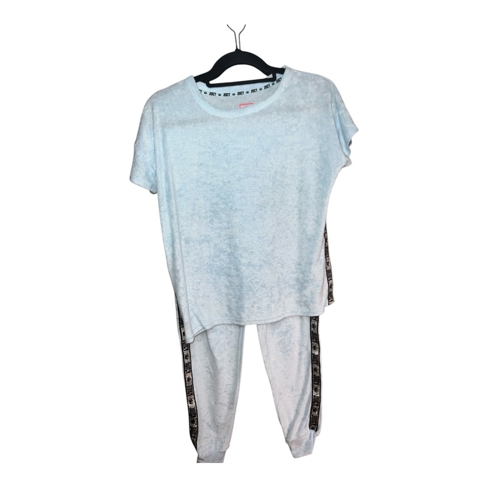 Juicy Couture Soft light Blue terry cloth Lounge Set - Picture 13 of 14